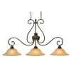 Ocatavia Collection 3-Light Leather Crackle Island Pendant by Golden Lighting -Golden Lighting Shop leather crackle golden lighting chandeliers 11610mplc 64 1000