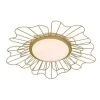 Yasmin 24 in. Light Olympic Gold Flush Mount by Golden Lighting 1 Yasmin 24 in. Light Olympic Gold Flush Mount by Golden Lighting -Golden Lighting Shop light olympic gold golden lighting flush mount lights 9132 fm24 log op 64 1000