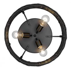 Erma 3-Light Matte Black Wicker Flush Mount by Golden Lighting 8 Erma 3-Light Matte Black Wicker Flush Mount by Golden Lighting -Golden Lighting Shop matte black black wicker golden lighting flush mount lights 1084 fm blk bw 1f 1000