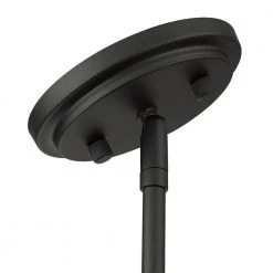 Olympia 1-Light Matte Black Clear Glass Crystal Mini Pendant Light by Golden Lighting 9 Olympia 1-Light Matte Black Clear Glass Crystal Mini Pendant Light by Golden Lighting -Golden Lighting Shop matte black clear glass golden lighting chandeliers 1648 m1l blk clr 1f 1000