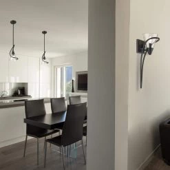 Olympia 1-Light Matte Black Clear Glass Crystal Mini Pendant Light by Golden Lighting 10 Olympia 1-Light Matte Black Clear Glass Crystal Mini Pendant Light by Golden Lighting -Golden Lighting Shop matte black clear glass golden lighting chandeliers 1648 m1l blk clr fa 1000