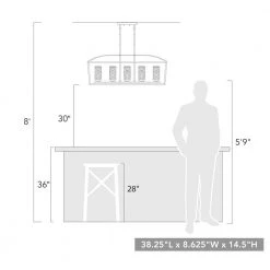 Mercer 5-Light Matte Black Clear Glass Cage Pendant Light by Golden Lighting 15 Mercer 5-Light Matte Black Clear Glass Cage Pendant Light by Golden Lighting -Golden Lighting Shop matte black clear glass golden lighting chandeliers 4309 lp blk blk clr 76 1000