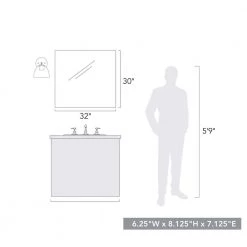 Roxie 1-Light Matte Black Clear Glass Wall Sconce by Golden Lighting 11 Roxie 1-Light Matte Black Clear Glass Wall Sconce by Golden Lighting -Golden Lighting Shop matte black clear glass golden lighting vanity lighting 6958 1w blk bcb clr 76 1000