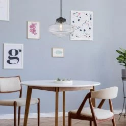 Ingalls 1-Light Matte Black Large Pendant with Glass Shade by Golden Lighting 10 Ingalls 1-Light Matte Black Large Pendant with Glass Shade by Golden Lighting -Golden Lighting Shop matte black golden lighting chandeliers 0508 l blk clr 1f 1000