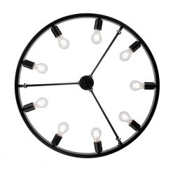 Castile 9-Light Matte Black Chandelier by Golden Lighting 8 Castile 9-Light Matte Black Chandelier by Golden Lighting -Golden Lighting Shop matte black golden lighting chandeliers 1019 9 blk 4f 1000