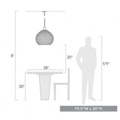 Reed 1-Light Matte Black Globe Pendant with Bamboo Shade by Golden Lighting 13 Reed 1-Light Matte Black Globe Pendant with Bamboo Shade by Golden Lighting -Golden Lighting Shop matte black golden lighting chandeliers 1078 l blk bb fa 1000