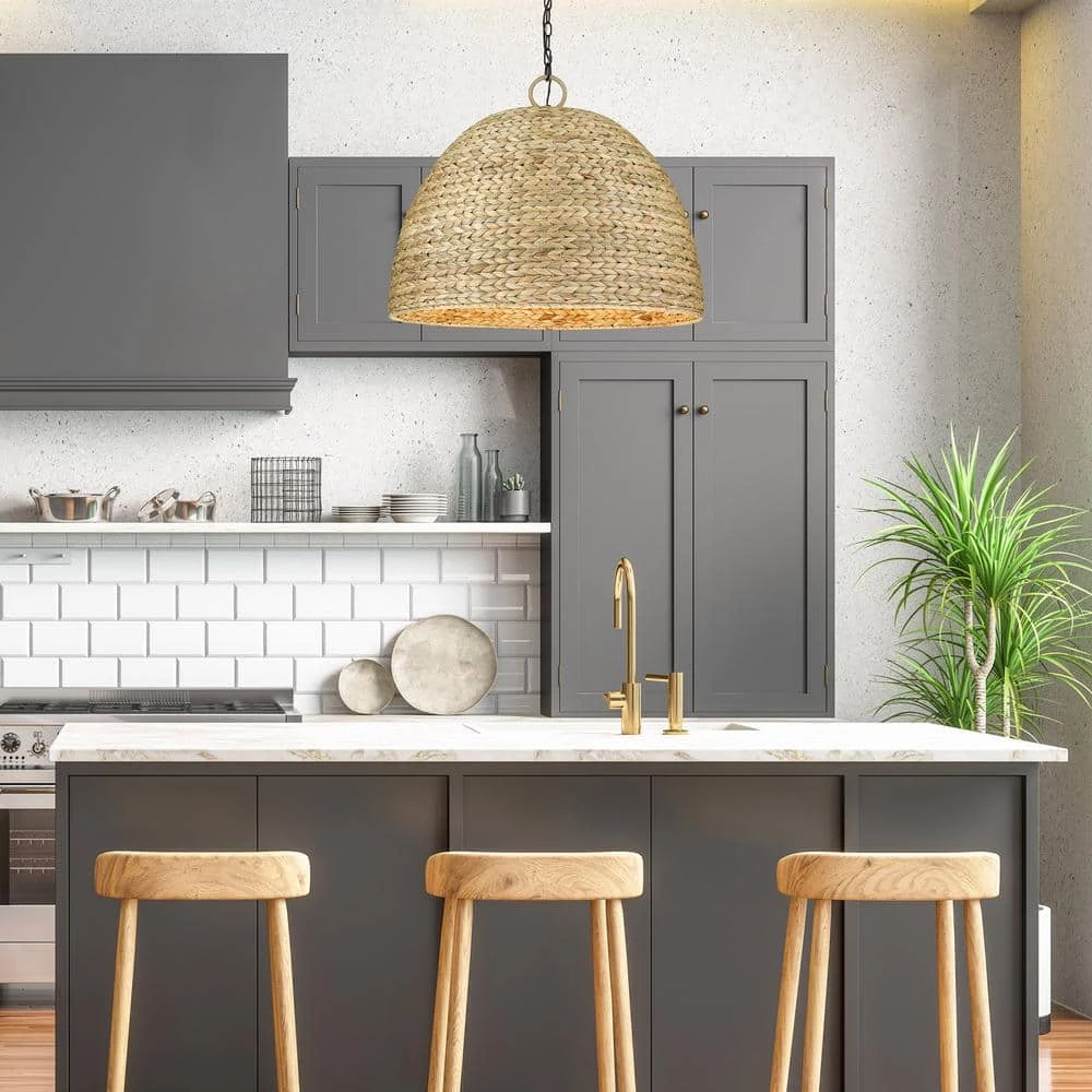 Rue 8-Light Matte Black Pendant with Other Shade by Golden Lighting 8 Rue 8-Light Matte Black Pendant with Other Shade by Golden Lighting - Image 6