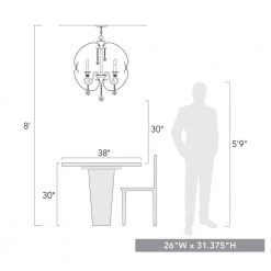 Ella 6-Light Matte Black Chandelier by Golden Lighting -Golden Lighting Shop matte black golden lighting chandeliers 1323 6 blk 76 1000