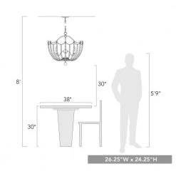 Tiara 6-Light Matte Black Pendant with Beaded Shade by Golden Lighting 13 Tiara 6-Light Matte Black Pendant with Beaded Shade by Golden Lighting -Golden Lighting Shop matte black golden lighting chandeliers 1888 6p blk scb 76 1000