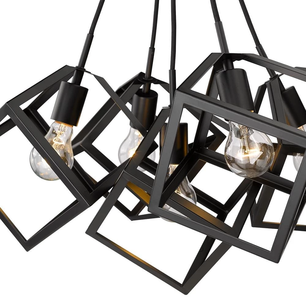 Cassio 5 Light Pendant by Golden Lighting 7 Cassio 5 Light Pendant by Golden Lighting - Image 5