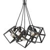 Cassio 5 Light Pendant by Golden Lighting 1 Cassio 5 Light Pendant by Golden Lighting -Golden Lighting Shop matte black golden lighting chandeliers 2086 5p blk 64 1000
