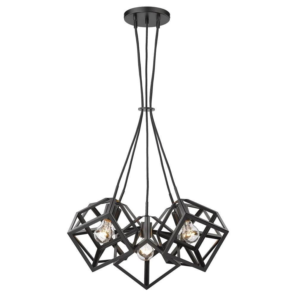 Cassio 5 Light Pendant by Golden Lighting 4 Cassio 5 Light Pendant by Golden Lighting - Image 2