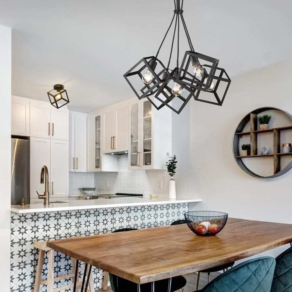 Cassio 5 Light Pendant by Golden Lighting 8 Cassio 5 Light Pendant by Golden Lighting - Image 6