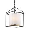 Manhattan 3-Light Pendant in Matte Black by Golden Lighting 1 Manhattan 3-Light Pendant in Matte Black by Golden Lighting -Golden Lighting Shop matte black golden lighting chandeliers 2243 3p blk mws 64 1000