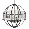 Roost 9-Light Matte Black Globe Chandelier by Golden Lighting -Golden Lighting Shop matte black golden lighting chandeliers 3170 9 blk cw 64 1000