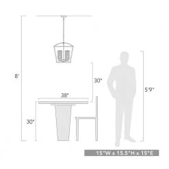 Mercer 3-Light Pendant in Matte Black with Matte Black Accents and Seeded Glass by Golden Lighting 9 Mercer 3-Light Pendant in Matte Black with Matte Black Accents and Seeded Glass by Golden Lighting -Golden Lighting Shop matte black golden lighting chandeliers 4309 3p blk blk sd 1f 1000