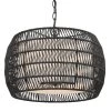 Everly 4-Light Matte Black Basket Pendant Light with Black Rattan Shade by Golden Lighting 2 Everly 4-Light Matte Black Basket Pendant Light with Black Rattan Shade by Golden Lighting -Golden Lighting Shop matte black golden lighting chandeliers 6805 4 blk mbr 64 1000