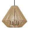 Valentina 4-Light Matte Black Lantern Pendant with Natural Raphia Rope Shade by Golden Lighting 2 Valentina 4-Light Matte Black Lantern Pendant with Natural Raphia Rope Shade by Golden Lighting -Golden Lighting Shop matte black golden lighting chandeliers 6937 4p blk nr 64 1000
