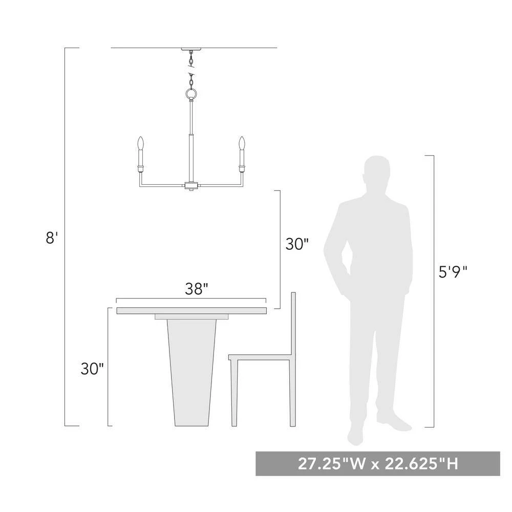 Ellyn 6-Light Matte Black Starburst Chandelier by Golden Lighting 8 Ellyn 6-Light Matte Black Starburst Chandelier by Golden Lighting - Image 6
