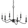 Tierney 6-Light Matte Black Pendant Light by Golden Lighting -Golden Lighting Shop matte black golden lighting chandeliers 8316 lp blk 64 1000