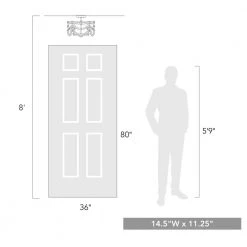 Marissa 14.5 in. 3-Light Matte Black Semi-Flush Mount by Golden Lighting 13 Marissa 14.5 in. 3-Light Matte Black Semi-Flush Mount by Golden Lighting -Golden Lighting Shop matte black golden lighting flush mount lights 1083 3sf blk 76 1000