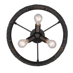 Erma 16.5 in. 3-Light Matte Black Semi-Flush Mount with Black Wicker Shade by Golden Lighting 11 Erma 16.5 in. 3-Light Matte Black Semi-Flush Mount with Black Wicker Shade by Golden Lighting -Golden Lighting Shop matte black golden lighting flush mount lights 1084 sf blk bw 44 1000