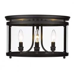 Payton 14.75 in. 3-Light Matte Black Flush Mount by Golden Lighting 7 Payton 14.75 in. 3-Light Matte Black Flush Mount by Golden Lighting -Golden Lighting Shop matte black golden lighting flush mount lights 1157 fm blk c3 1000