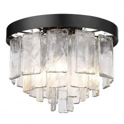 Ciara 3-Light Flush Mount by Golden Lighting 12 Ciara 3-Light Flush Mount by Golden Lighting -Golden Lighting Shop matte black golden lighting flush mount lights 1768 fm blk hwg 1f 1000