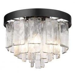 Ciara 3-Light Flush Mount by Golden Lighting 15 Ciara 3-Light Flush Mount by Golden Lighting -Golden Lighting Shop matte black golden lighting flush mount lights 1768 fm blk hwg 76 1000