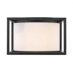 Manhattan 7.625 in. 2-Light Matte Black Flush Mount by Golden Lighting 9 Manhattan 7.625 in. 2-Light Matte Black Flush Mount by Golden Lighting -Golden Lighting Shop matte black golden lighting flush mount lights 2243 fm blk mws c3 1000