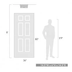 Mercer 14 in. Matte Black with Matte Black Accents and Seeded Glass Flush Mount by Golden Lighting 9 Mercer 14 in. Matte Black with Matte Black Accents and Seeded Glass Flush Mount by Golden Lighting -Golden Lighting Shop matte black golden lighting flush mount lights 4309 fm blk blk sd 1f 1000