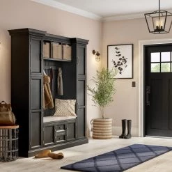 Mercer 12 in. 3-Light Matte Black Semi-Flush Mount by Golden Lighting 9 Mercer 12 in. 3-Light Matte Black Semi-Flush Mount by Golden Lighting -Golden Lighting Shop matte black golden lighting flush mount lights 4309 sf blk blk sd e1 1000