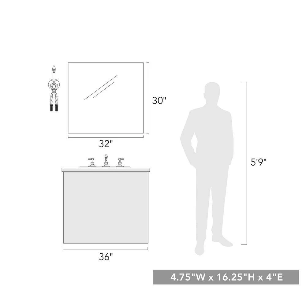 Marissa 1 Light Wall Sconce by Golden Lighting 9 Marissa 1 Light Wall Sconce by Golden Lighting - Image 7