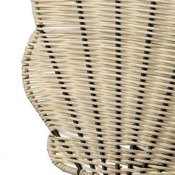 Malia 1 Light Matte Black Wall Sconce with Natural Wicker Shade by Golden Lighting -Golden Lighting Shop matte black golden lighting vanity lighting 2382 wsc blk nw 44 1000