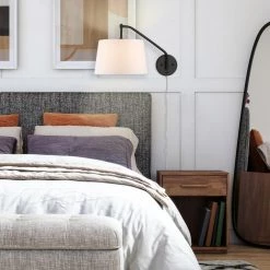 Ryleigh 0.75 in. 1-Light Matte Black Sconce by Golden Lighting -Golden Lighting Shop matte black golden lighting vanity lighting 3694 a1w blk mws fa 1000