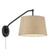 Ryleigh 0.75 in. 1-Light Matte Black Sconce by Golden Lighting