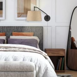 Ryleigh 0.75 in. 1-Light Matte Black Sconce by Golden Lighting -Golden Lighting Shop matte black golden lighting vanity lighting 3694 a1w blk ns fa 1000