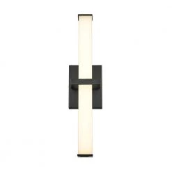 Elon 19 in. Matte Black LED Vanity Light Bar by Golden Lighting 10 Elon 19 in. Matte Black LED Vanity Light Bar by Golden Lighting -Golden Lighting Shop matte black golden lighting vanity lighting 5623 b19 blk op 4f 1000