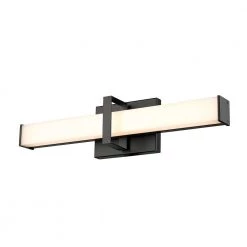 Elon 19 in. Matte Black LED Vanity Light Bar by Golden Lighting