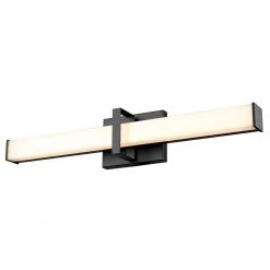 Elon 24 in. Matte Black LED Vanity Light Bar by Golden Lighting