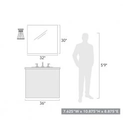 Avon 7.625 in. 1-Light Matte Black Wall Sconce by Golden Lighting -Golden Lighting Shop matte black golden lighting vanity lighting 6938 1w blk br 76 1000