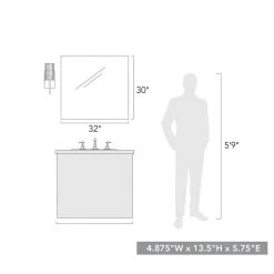 Winslett 4.875 in. 1-Light Matte Black Sconce by Golden Lighting -Golden Lighting Shop matte black golden lighting vanity lighting 7011 1w blk clr 44 1000