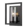 Marco 1 Light Matte Black Wall Sconce by Golden Lighting