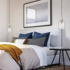 Pedra 1-Light Matte Black Hammered Clear Glass Crystal Small Pendant Light by Golden Lighting -Golden Lighting Shop matte black hammered clear glass golden lighting chandeliers 1086 s blk hcg fa 1000