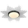 Kieran 24 in. 1-Light Matte Black Opal Glass LED Flush Mount by Golden Lighting -Golden Lighting Shop matte black opal glass golden lighting flush mount lights 9126 fm24 blk op 64 1000