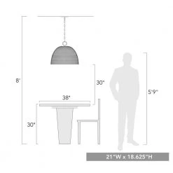 Rue 5-Light Matte Black Painted Sweet Grass Shade Geometric Pendant Light by Golden Lighting -Golden Lighting Shop matte black painted sweet grass shade golden lighting chandeliers 1081 5p blk psg 76 1000