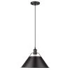 Orwell 1-Light Matte Black Standard Pendant by Golden Lighting 1 Orwell 1-Light Matte Black Standard Pendant by Golden Lighting -Golden Lighting Shop matte black with matte black golden lighting chandeliers 3306 l blk blk 64 1000