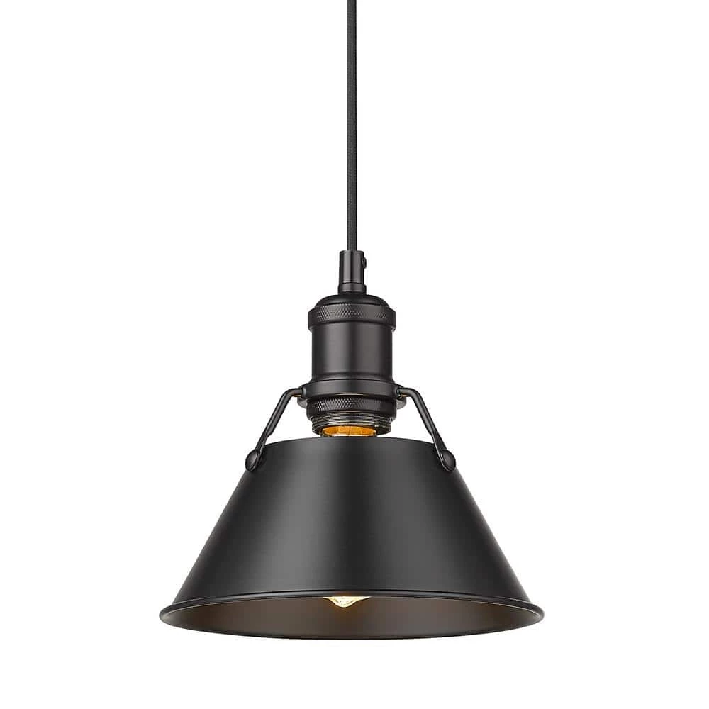 Orwell 1-Light Matte Black Standard Pendant by Golden Lighting 4 Orwell 1-Light Matte Black Standard Pendant by Golden Lighting - Image 2