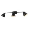 Duncan 4.5 in. 3-Light Black with Matte Black Shades Bath Vanity Light by Golden Lighting 1 Duncan 4.5 in. 3-Light Black with Matte Black Shades Bath Vanity Light by Golden Lighting -Golden Lighting Shop matte black with matte black shade golden lighting vanity lighting 3602 vl3 blk blk 64 1000