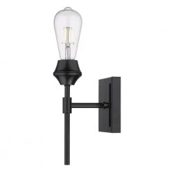 Ormond 4.375 in. 1-Light Matte Black Vanity Light by Golden Lighting -Golden Lighting Shop matte black without shade golden lighting vanity lighting 2120 ba1 blk 4f 1000